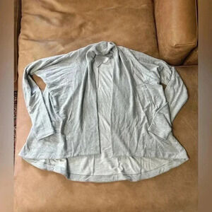 Athleta Gray Wrap Sweater Women’s Size Small Modal/Spandex